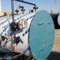 فروش دیگ بخار ساخت ایران بویلر 500 کیلو گرم نو آماده تحویل و نصب