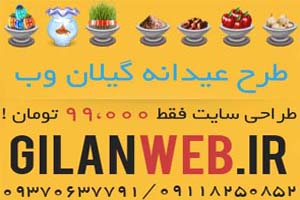 فرصت ویژه طراحی وب سایت برای شما در عیدانه گیلان وب